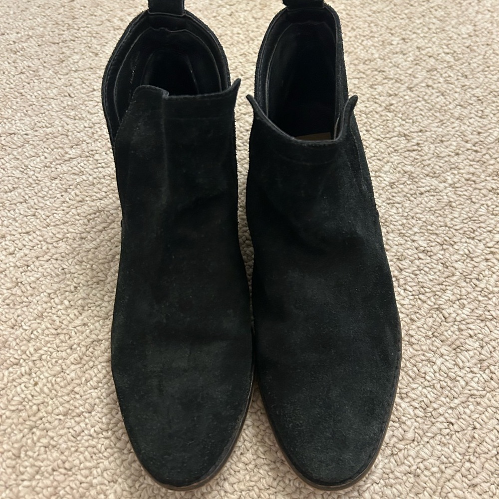 Dolce Vita Black Suede Booties